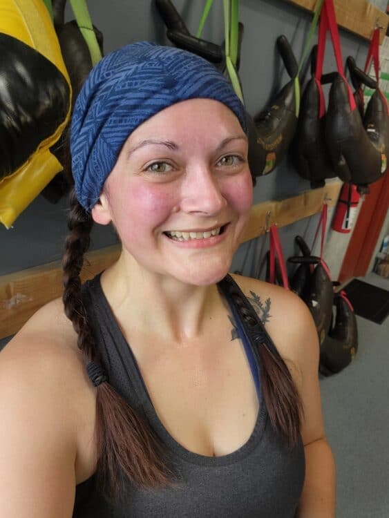 Stephanie Daniels - Level 2 Suples Bulgarian Bag Certified<hr>Jiu Jitsu Blue Belt